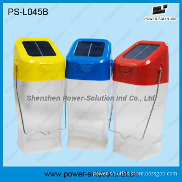 portable solar powered lamp with liFe PO4 battery